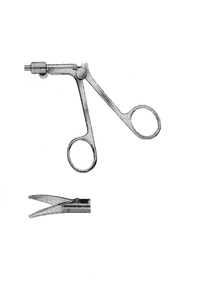 İZOLESİZ MAKAS P MODEL SAPLI  ÇAP : 5MM L:36CM